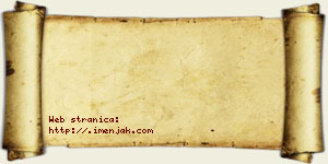 Andreja Hrnjaković vizit kartica